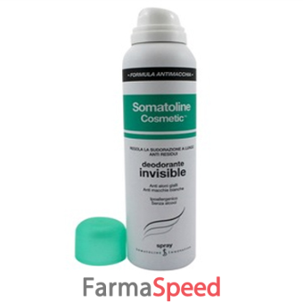 somatoline cosmetic deodorante invisibile spray 150 ml