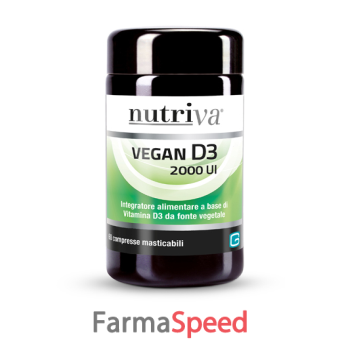 nutriva vegan d3 60 compresse 2000 ui