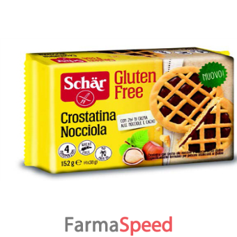 schar crostatina nocciola 4 pezzi