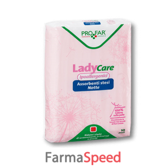 lady care assorbente notte ipoallergenico 10 pezzi