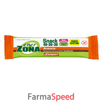 enerzona snack arancia cioccolato fondente 1 barretta