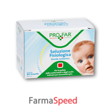 profar soluzione fisiologica sterile isotonica 5 ml 20 ampolle