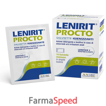 lenirit procto salviette 10 pezzi