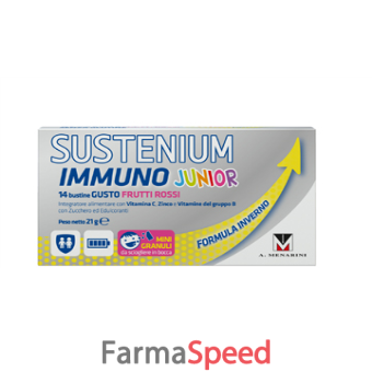sustenium immuno energy junior 14 bustine