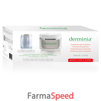 derminia crema dermorigenerante per psoriasi eczema acne 100 ml con pellicola protettiva