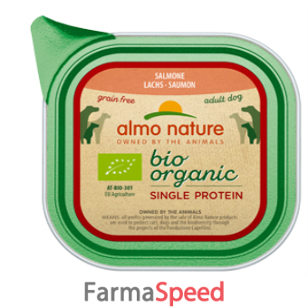bio organic single protein dog salmone 150 g