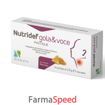 nutridef gola 20 pastiglie