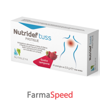 nutridef tuss 20 pastiglie lampone