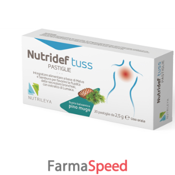 nutridef tuss 20 pastiglie pino mugo