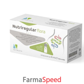 nutriregular flora 10 flaconcini 10 ml