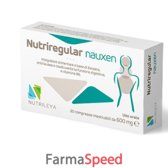 nutriregular nauxen 20 compresse