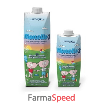monello 3 formula per la crescita a base di latte per bambini da 1 a 3 anni liquido 1 litro