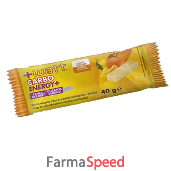 carbo+ barretta energetica agrumi 40 g