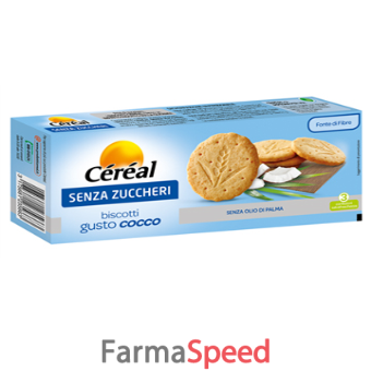 cereal biscotti cocco senza zuccheri 132 g
