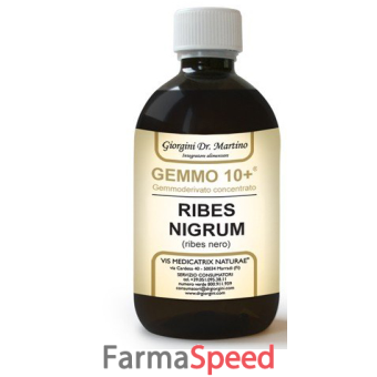 ribes nero 500 ml liquido analcoolico gemmo 10+