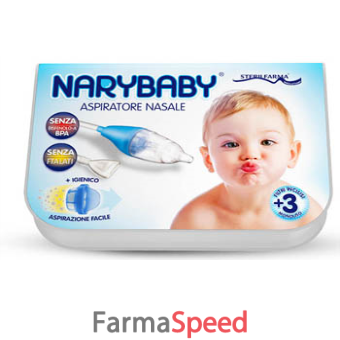 aspiratore nasale nary baby + 3 filtri