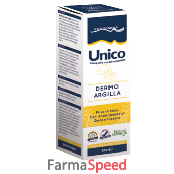 unico dermo argilla polvere senza talco 50 g