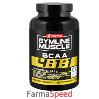 gymline muscle bcaa 4:1:1 kyowa quality compresse 180 compresse 180 g