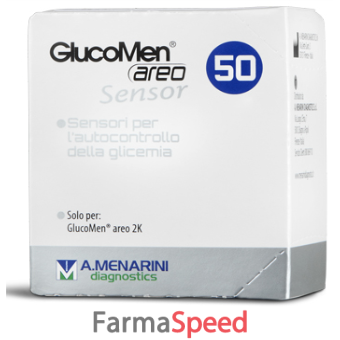 strisce glucomen areo sensor per analisi del glucosio 50 pezzi