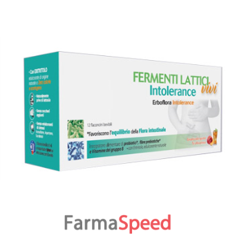 erboflora intolerance 12 flaconcini da 10 ml senza lattosio