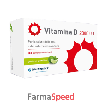 vitamina d 2000 ui 168 compresse masticabili