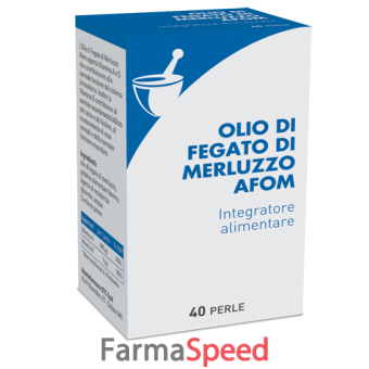 olio fegato merluzzo 40 perle afom
