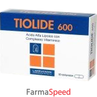 tiolide 600 30 compresse 28,5 g