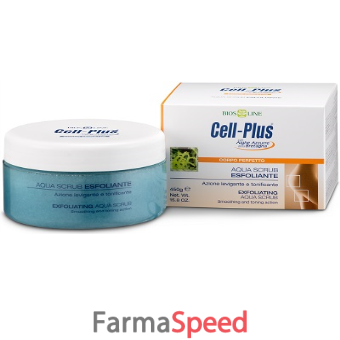 cell plus aqua scrub esfoliante 450 g