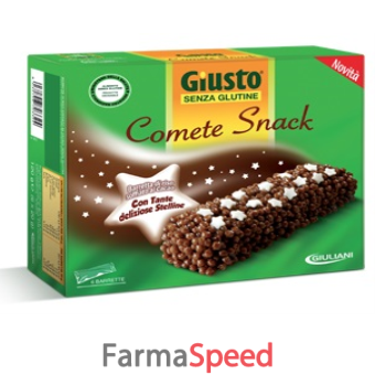 giusto senza glutine comete snack doppia cut price 2 x 120 g