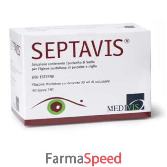 septavis 50 ml + 50 garze in tnt sterili