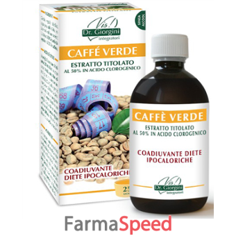 caffe' verde estratto titolato 500 ml liquido analcoolico