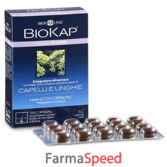 biokap anticaduta miglio donna con tricofoltil 60 capsule