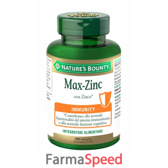 max zinc 100 tavolette