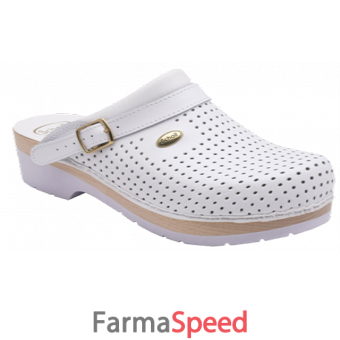 clog s/comf.b/s ce bycast bis unisex white woods bianco 45