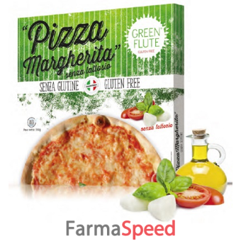 green flute pizza margherita senza lattosio 350 g