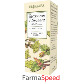 vaccinium vitis idaea mirtillo rosso 50 ml