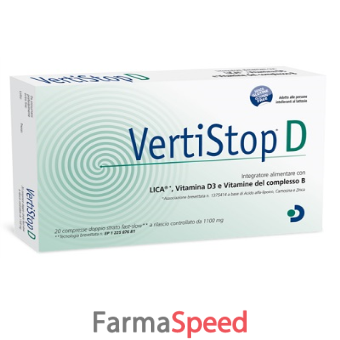 vertistop d 20 compresse da 1100 mg