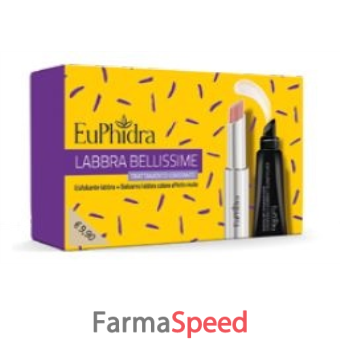 euphidra labbra bellissime t idratante balsamo labbra + scrub labbra