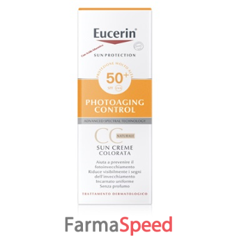 eucerin sun crema colorata fp50+ 50 ml