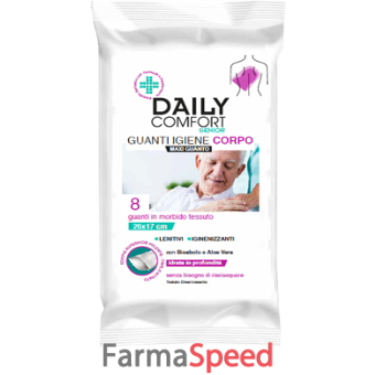 daily comfort senior guanto detergente 8 pezzi