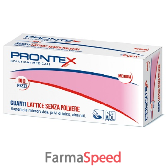 guanto prontex lattice senza amido misura grande 100 pezzi