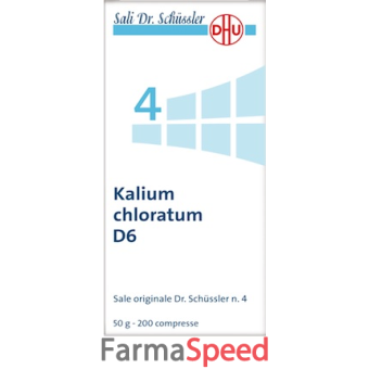 kalium chloratum 4 schuss 6 dh 50 g