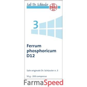 ferrum phosphoricum 3 schuss 12 dh 50 g