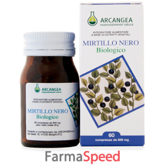 mirtillo nero biologico 60 compresse