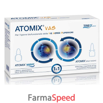 atomix vas kit per igiene funzionale delle vie aeree superiosi atomix wave + atomix spray