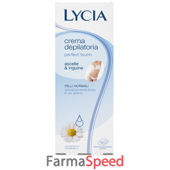 lycia perfect touch crema depilatoria ascella e inguine 100ml