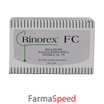 rinorex fc soluzione ipertonica 7% 30 flaconcini 5ml