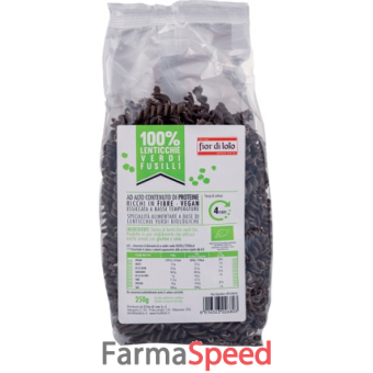 fusilli di lenticchie verdi bio 250 g