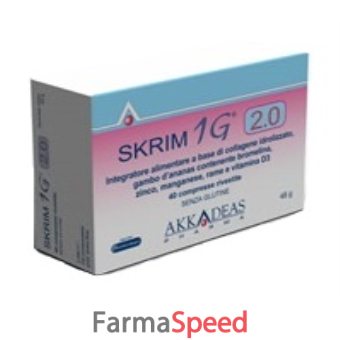 skrim 1g 2,0 40 compresse