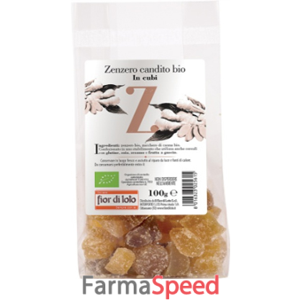 zenzero candito cubi bio 100 g